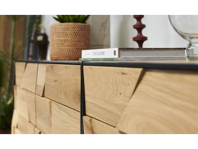 KAPLA - Enfilade 4 portes avec option tiroir intérieur 