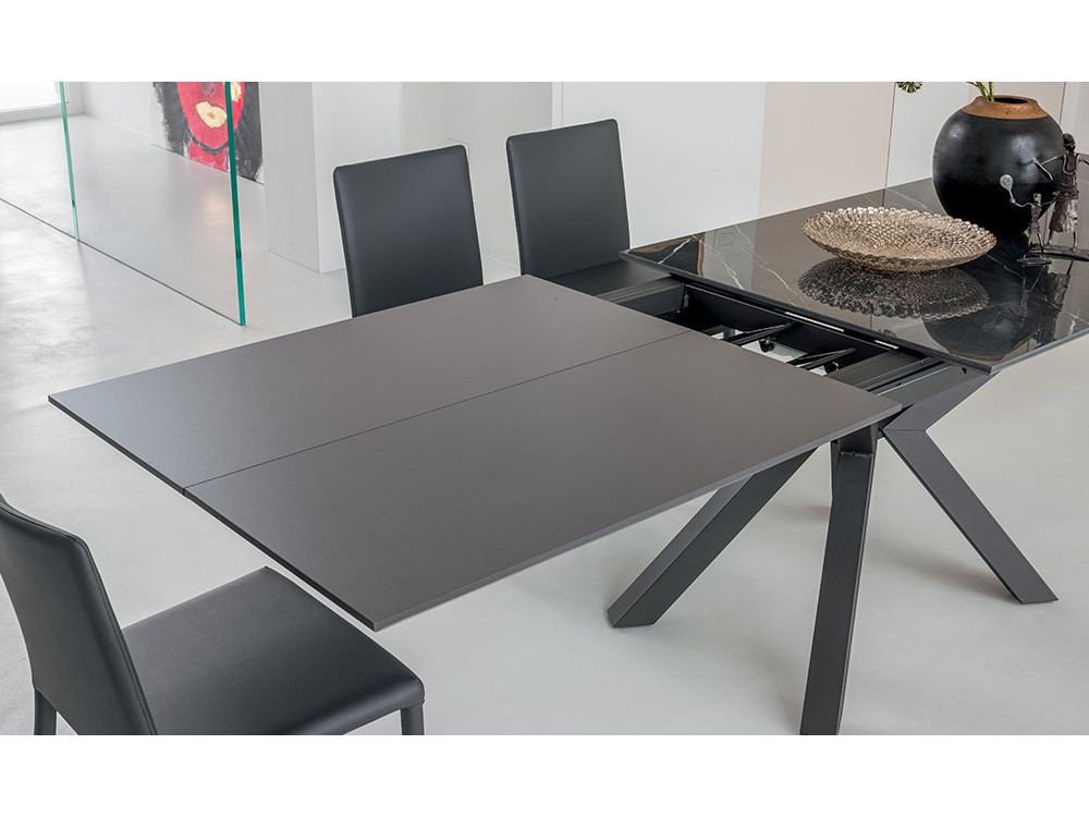 Atlas - Table plateau céramique extensible 