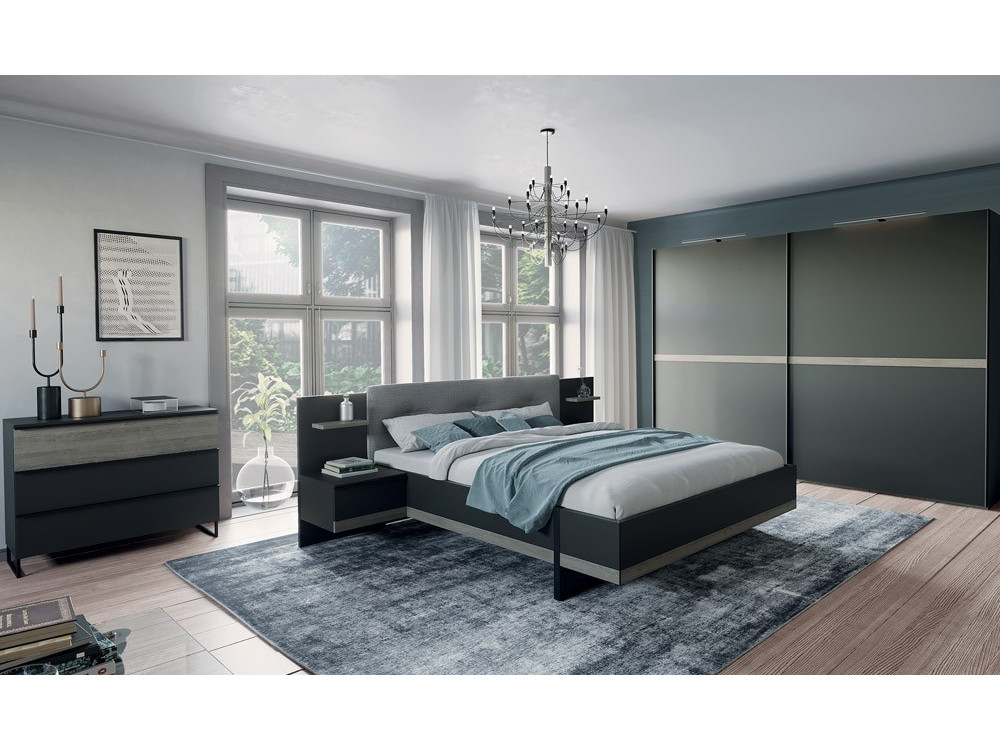 NAVERRA - Armoire 2 portes coulissantes  