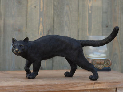 Chat - Statue en bronze