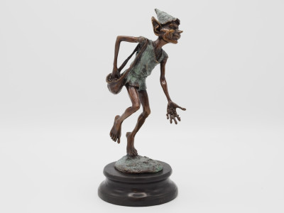 Lutin - Statue en bronze