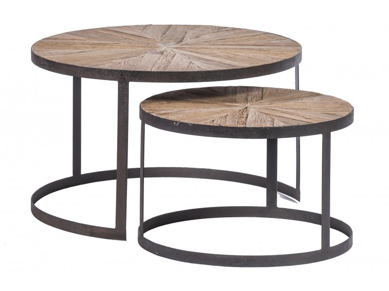 ALMA - Set de 2 tables rondes