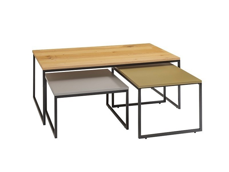 CLUBIC - Table basse dessus finition laque