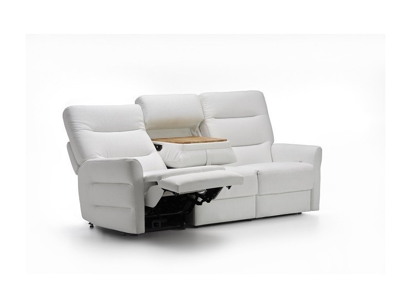 AURIAC - Canapé angle 1 relax, option tétière électrique