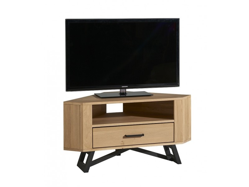 TOUAREG - Meuble TV d angle 1 tiroir 1 niche