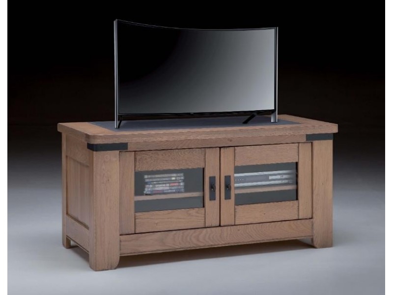 BRONZE - Meuble TV 2 portes