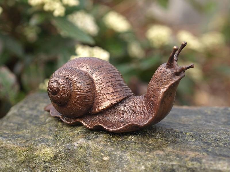 Statue en bronze : Petit Escargot