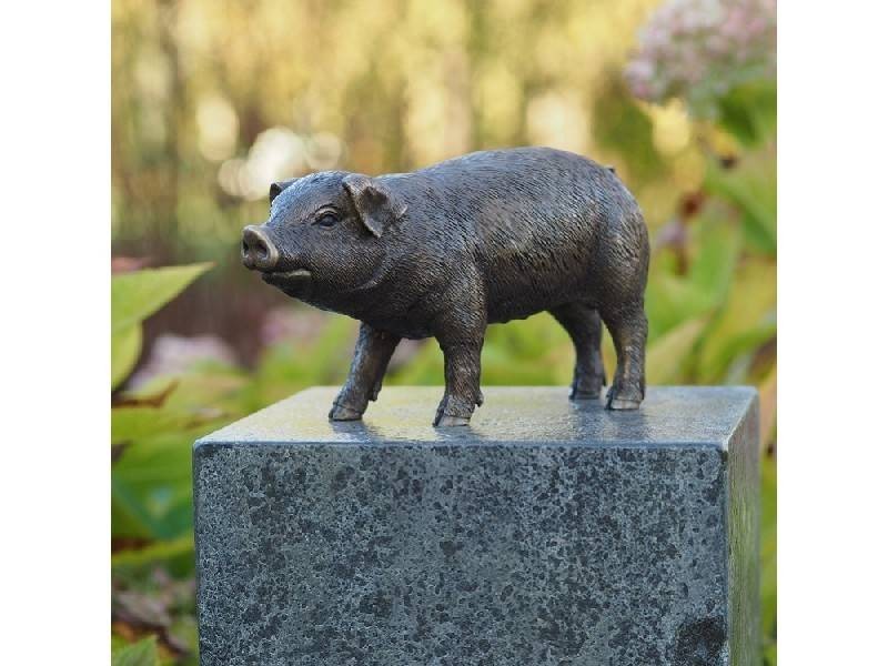 Statue en bronze : Cochon Porcelet