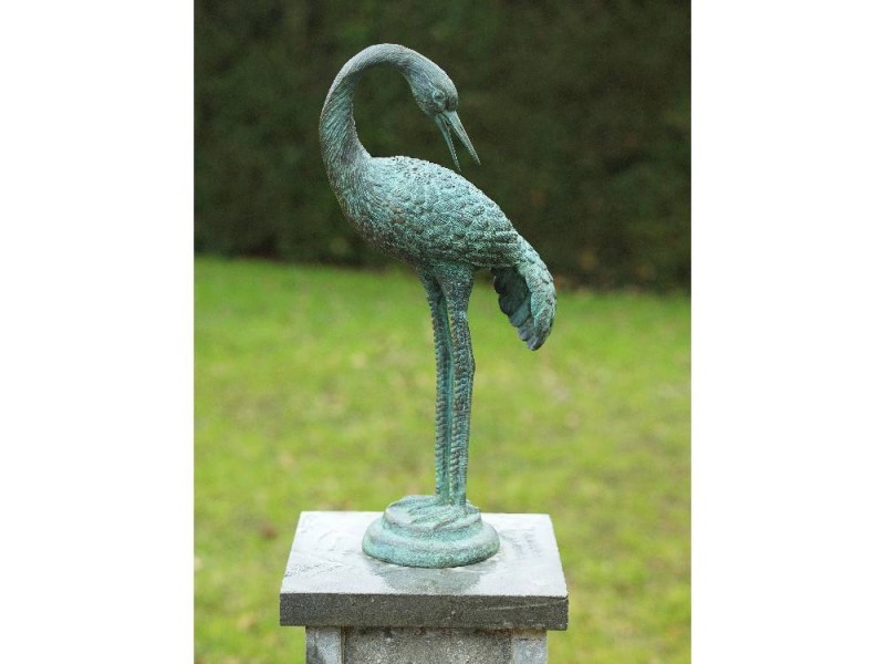 Statue en bronze : Petite Grue
