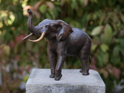 Sculpture Éléphant en Bronze - Sagesse et Protection