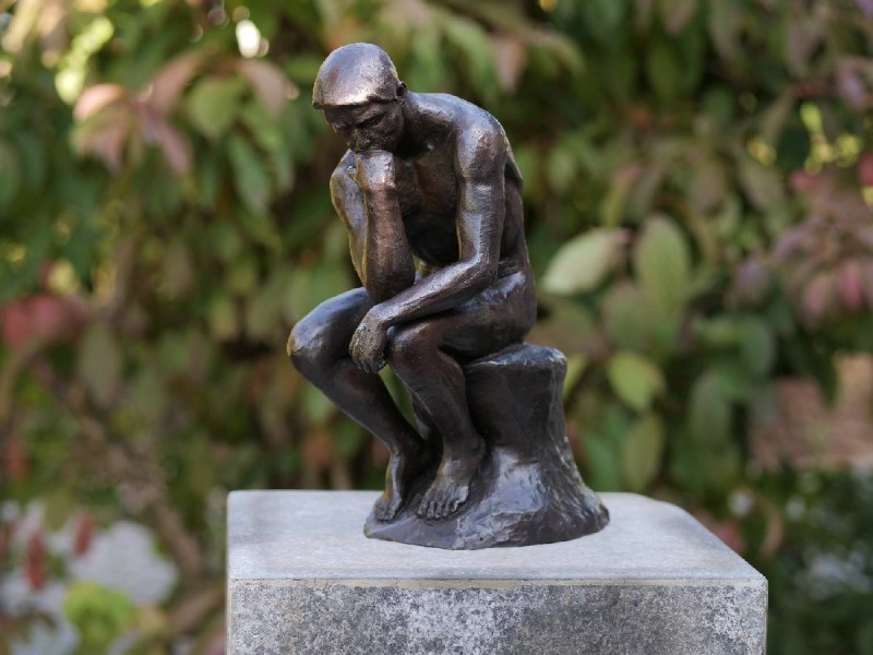 Statue en bronze : Penseur Style Rodin