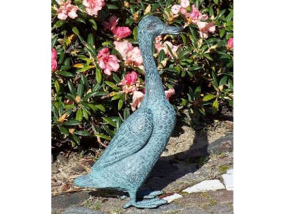 Statue en bronze : Canard debout