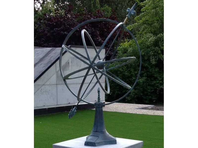 Statue en bronze : Cadran solaire 67 cm