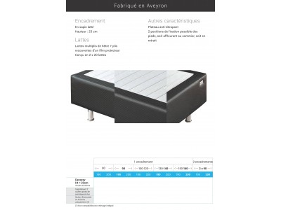Sommier Fixe DECOREV TECHNILAT 