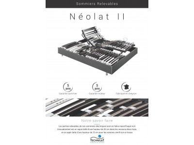 Sommier relevable NEOLAT II TECHNILAT 