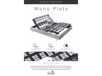 Sommier relevable MONO PLOTS TECHNILAT 