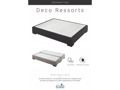 Sommier Fixe DECO RESSORT TECHNILAT 