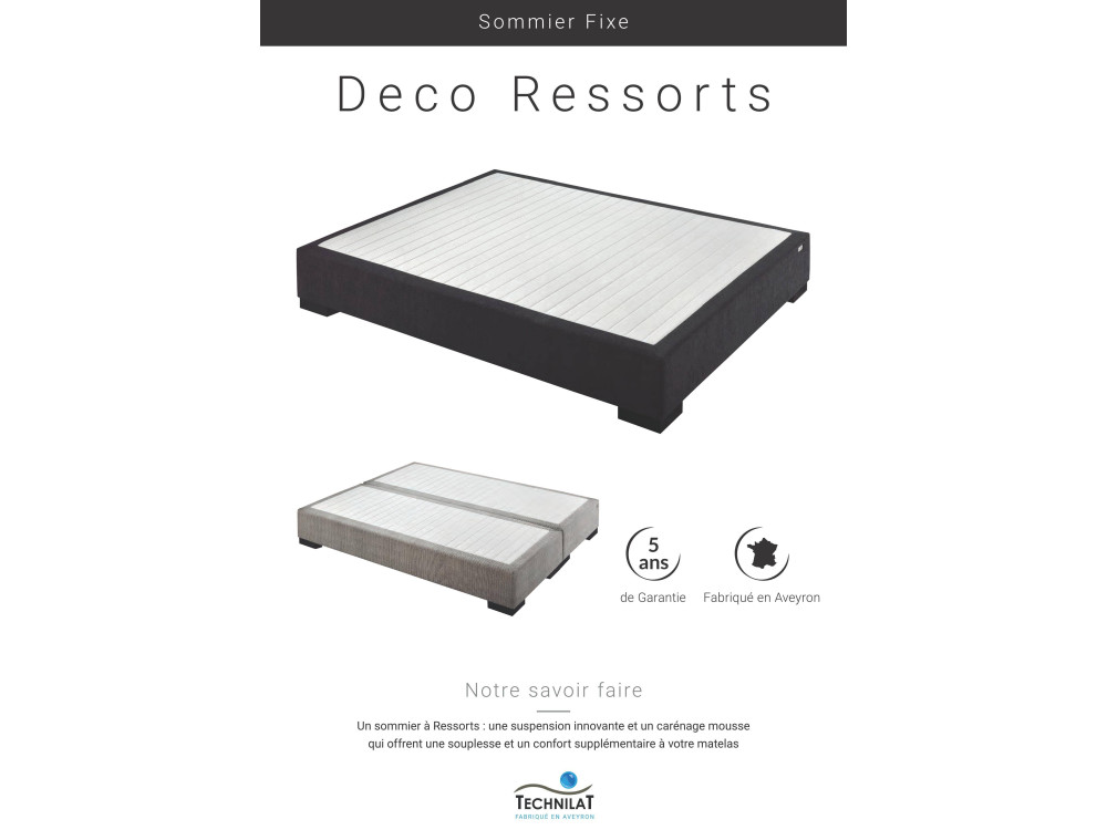 Sommier Fixe DECO RESSORT TECHNILAT 