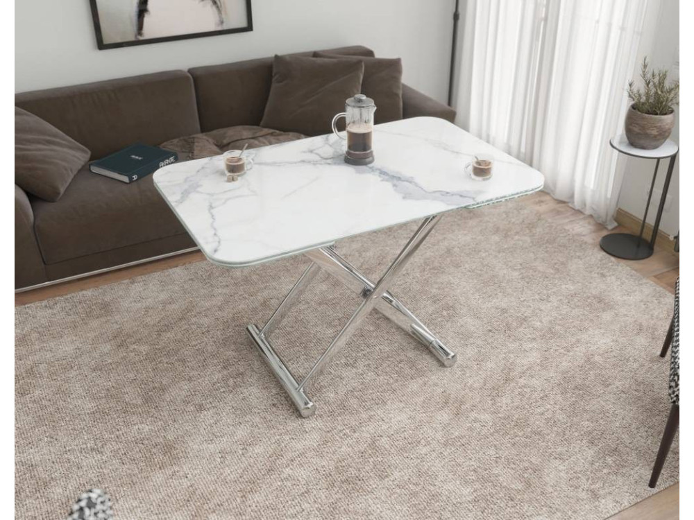 Table relevable céramique AKAENO 