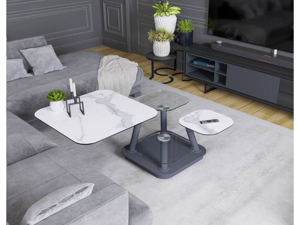 Table basse 4 Plateaux AKAQUA 