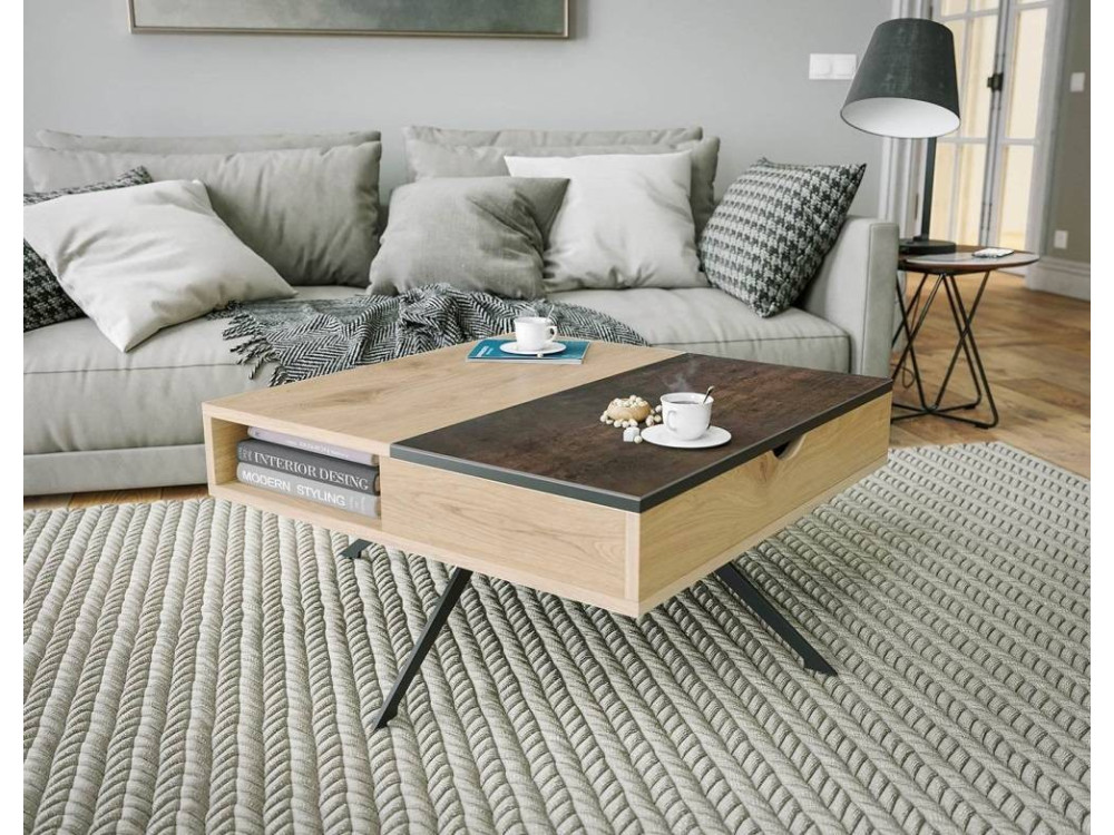 Table basse dinette pivotante AKADAK 