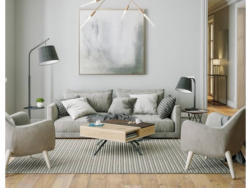 Table basse dinette pivotante AKADAK 