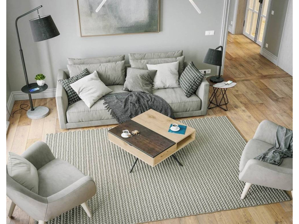Table basse dinette pivotante AKADAK 