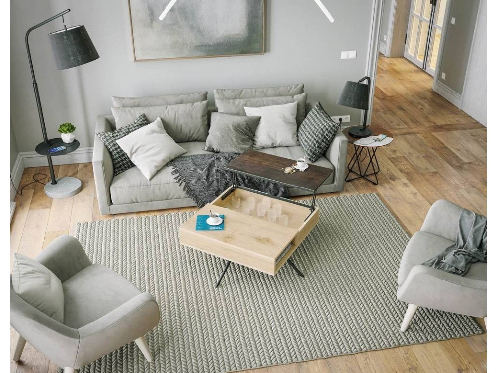 Table basse dinette pivotante AKADAK 