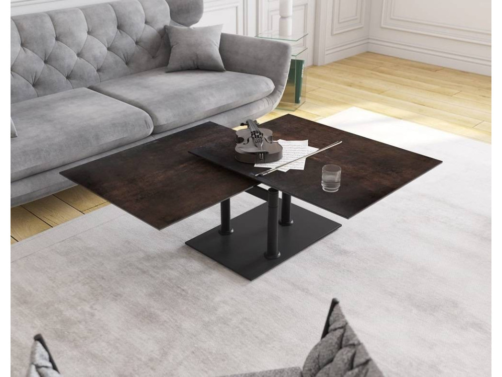 Table basse double plateau céramique AKAOPE 