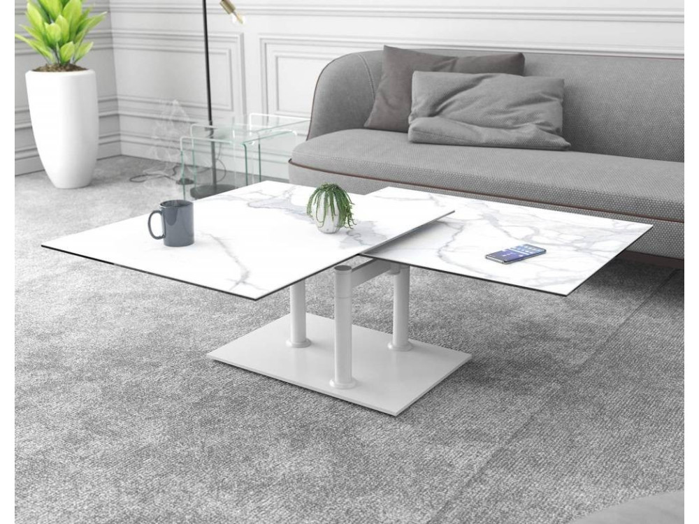 Table basse double plateau céramique AKAOPE 