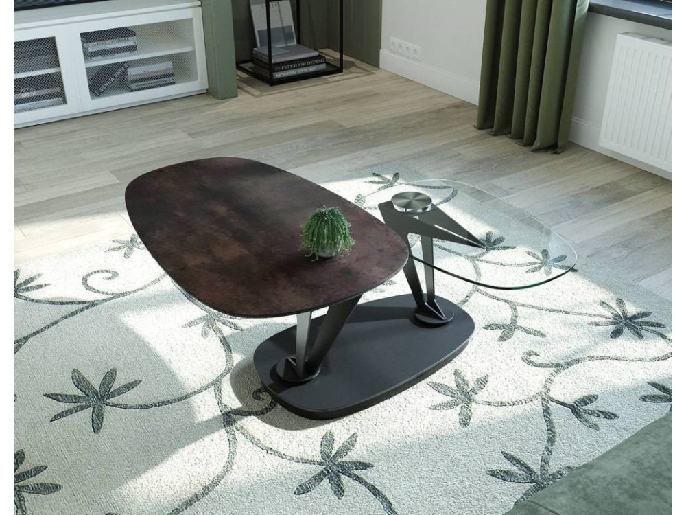 Table basse ovale céramique AKAOSI 