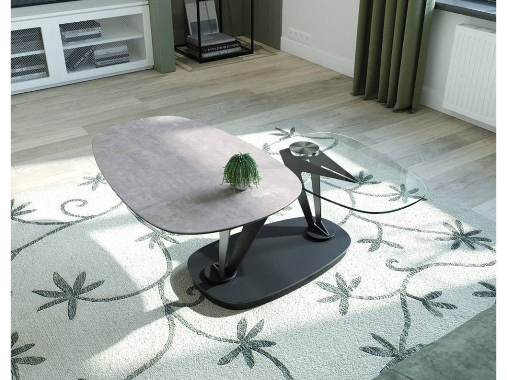 Table basse ovale céramique AKAOSI 