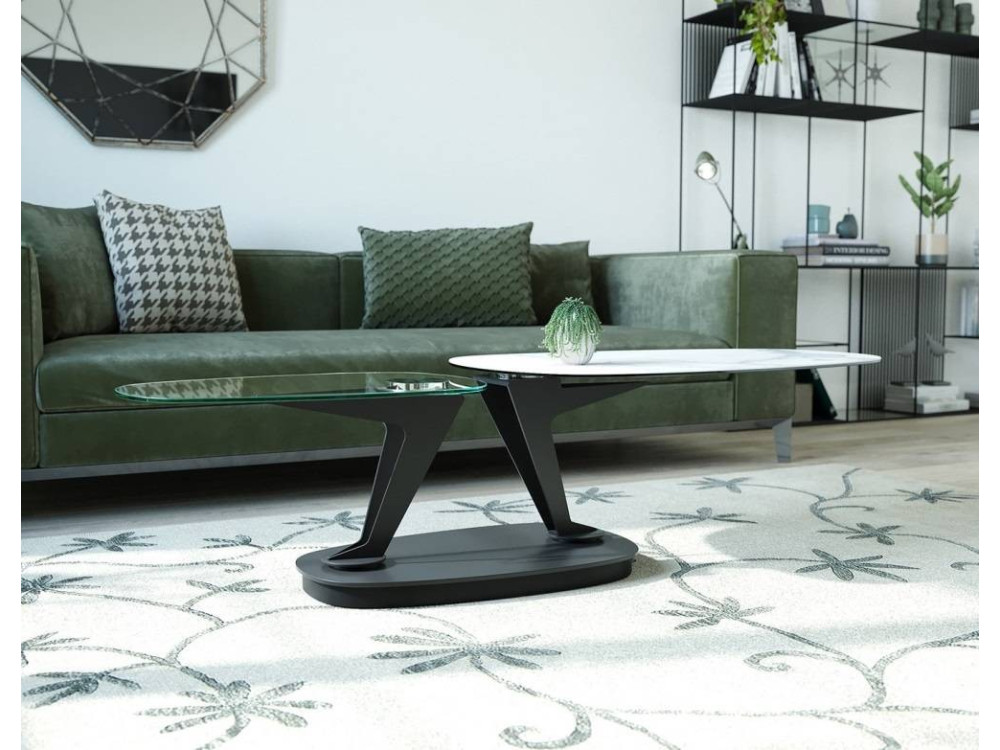 Table basse ovale céramique AKAOSI 