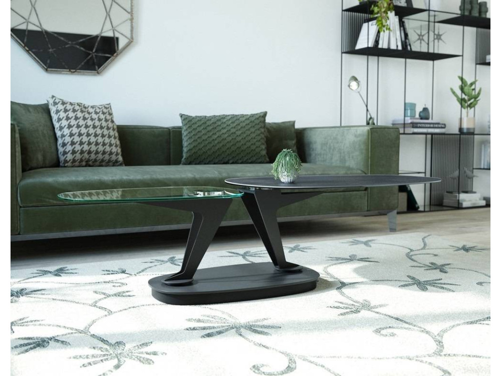 Table basse ovale céramique AKAOSI 