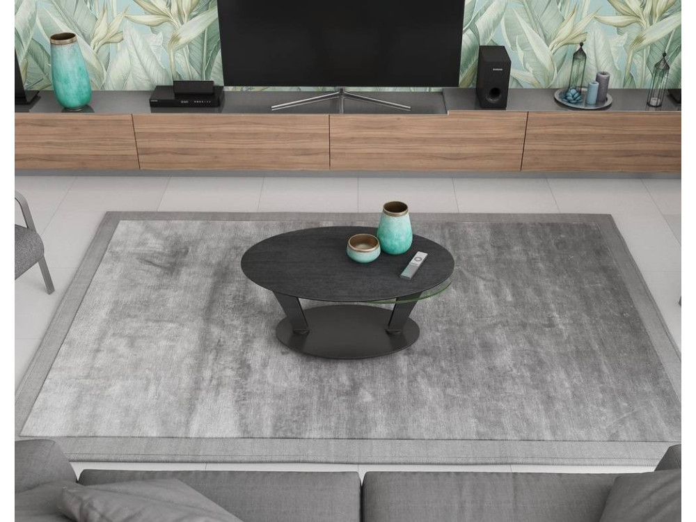 Table basse ovale céramique AKAOVA 