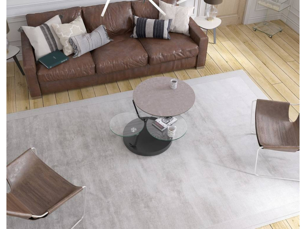 Table basse ronde céramique AKABOU 