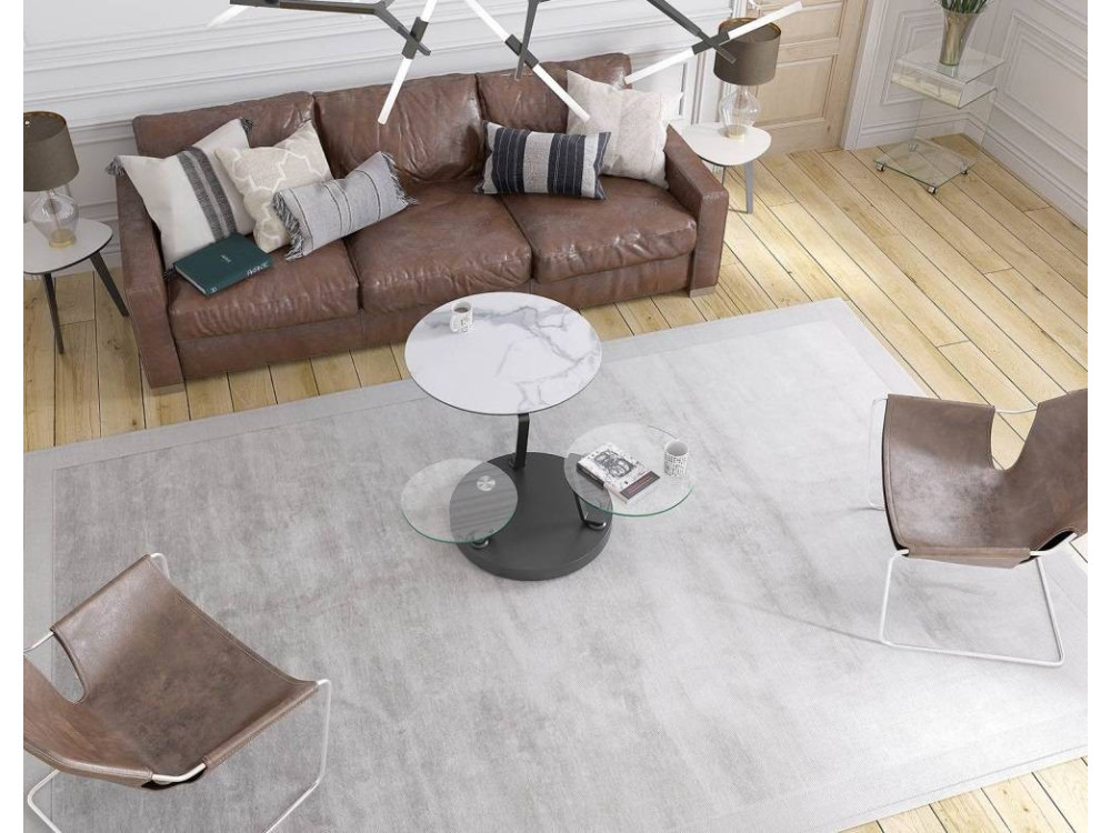 Table basse ronde céramique AKABOU 