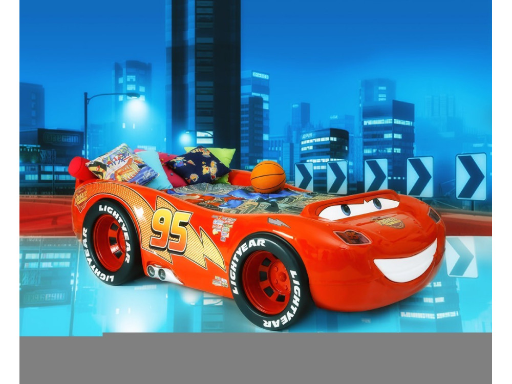 LIT VOITURE CARS Mc QUEEN LUXE ENFANT 