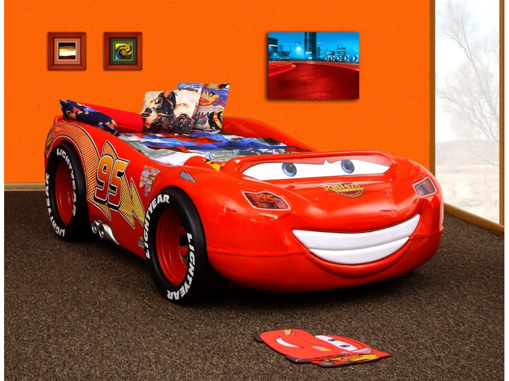 LIT VOITURE CARS Mc QUEEN LUXE ENFANT 