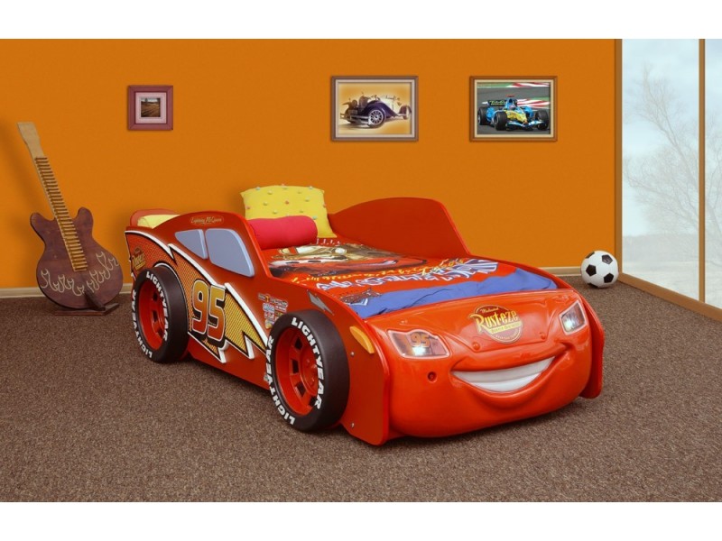 LIT VOITURE CARS Mc QUEEN ENFANT 