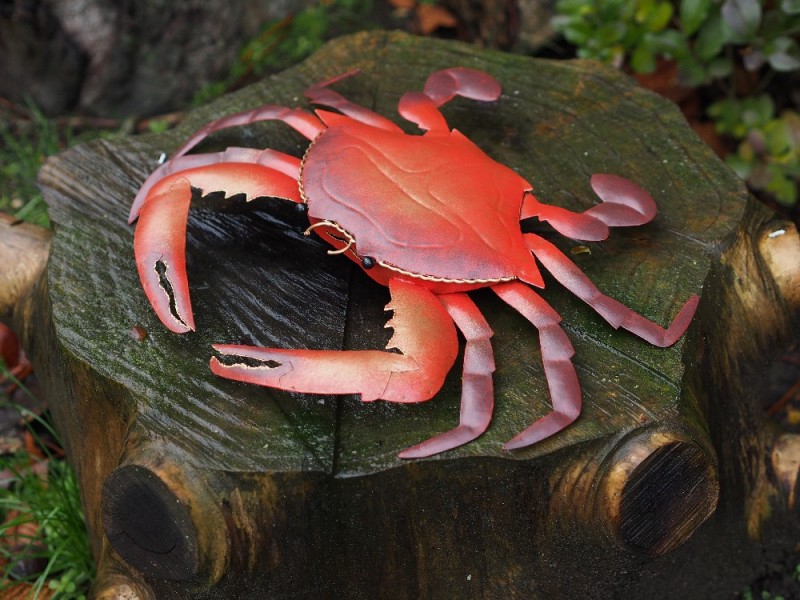 Décoration métal : Crabe