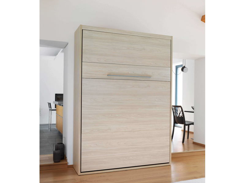 MAGIK - Armoire lit escamotable verticale 2 personnes 3 coloris